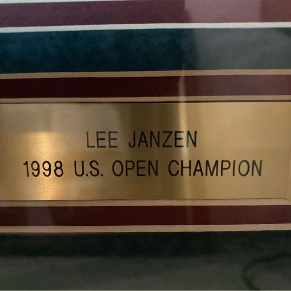 Golf Championship Collectors Edition gold-trim mahogany wood frames with plaques - Picture 5 of 12